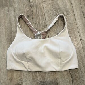 Lululemon white sports bra size 10